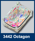 Swarovski Octagon Sew On Crystal AB
